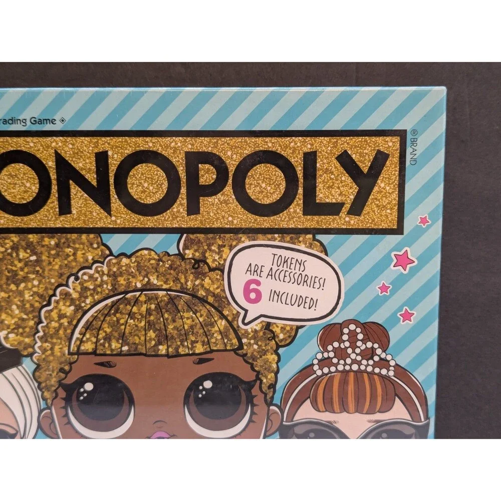 New LOL Surprise Monopoly Board Game Hasbro Family Game Factory Sealed Age 8+